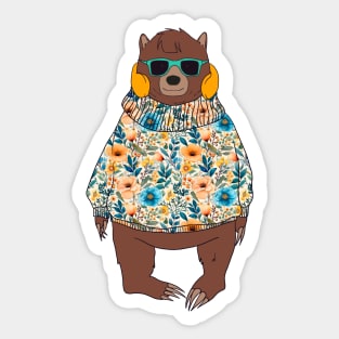 Best Mom Bear Funny Kawaii Bear Lover Mother's Day Sticker